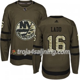 New York Islanders tröja Andrew Ladd 16 Adidas 2017-2018 Camo Grön Authentic - NHL Tröjor Herr